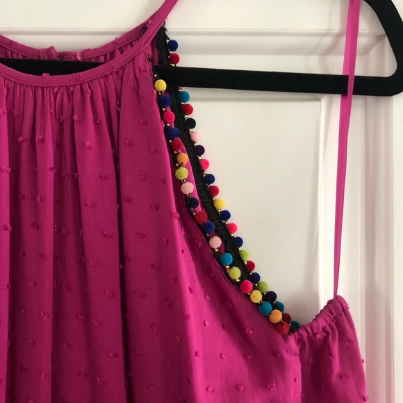 Francesca’s Pom Pom Halter Tank - Picture 2 of 5